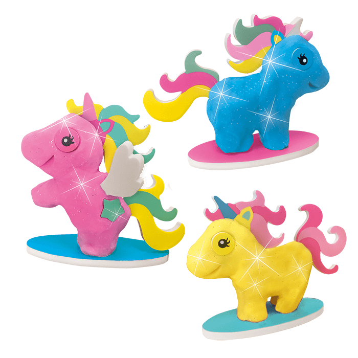 SES Play Dough - Unicorns - BumbleToys - 5-7 Years, Cecil, Drawing & Painting, Play-doh, Unisex