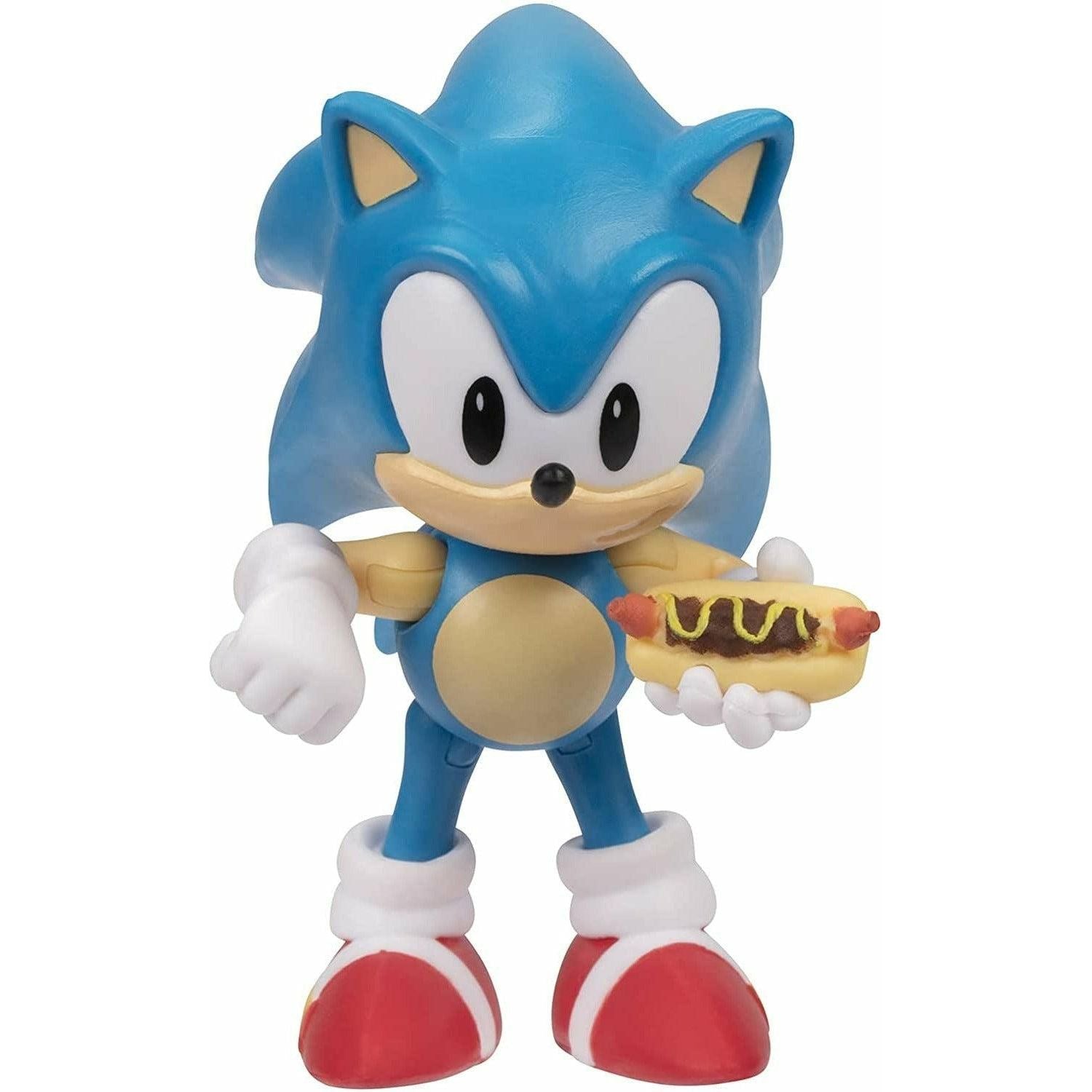 Sonic The Hedgehog 6.5 cm Action Figure Classic Sonic with Hot Dog Collectible Toy - BumbleToys - 5-7 Years, 8-13 Years, Boys, OXE, Pre-Order, Sonic