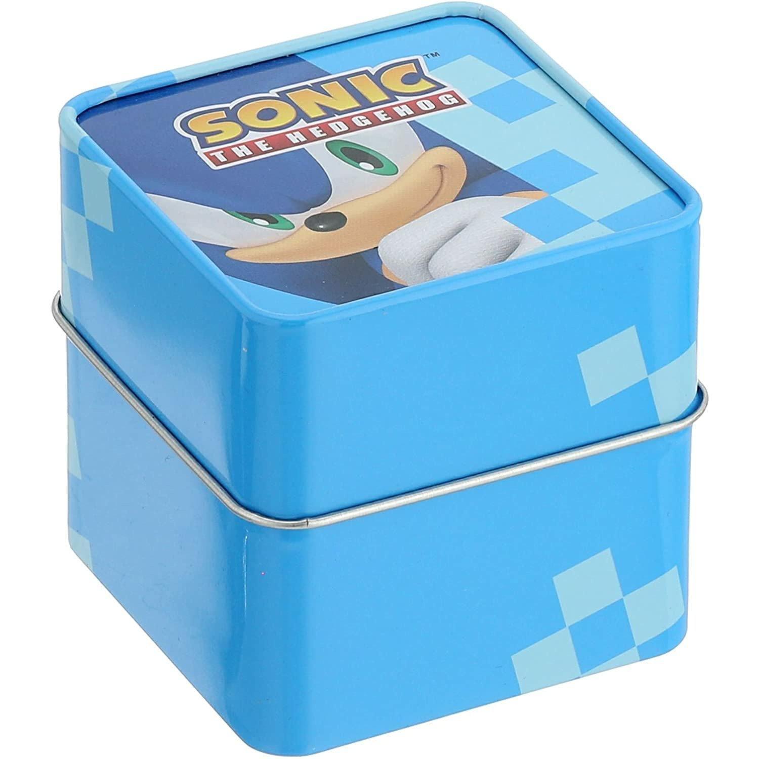 Sonic the Hedgehog Kid's Quartz Watch with Plastic Strap, Blue, (Model: SNC4028) - BumbleToys - 5-7 Years, Boys, OXE, Pre-Order, Sonic, Wrist Watches