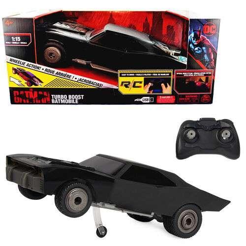 Spin Master Batmobile The Batman Turbo Boost Batmobile With Remote Control and USB 1:15 Scale - BumbleToys - 5-7 Years, Arabic Triangle Trading, Batman, Boys, Remote Control