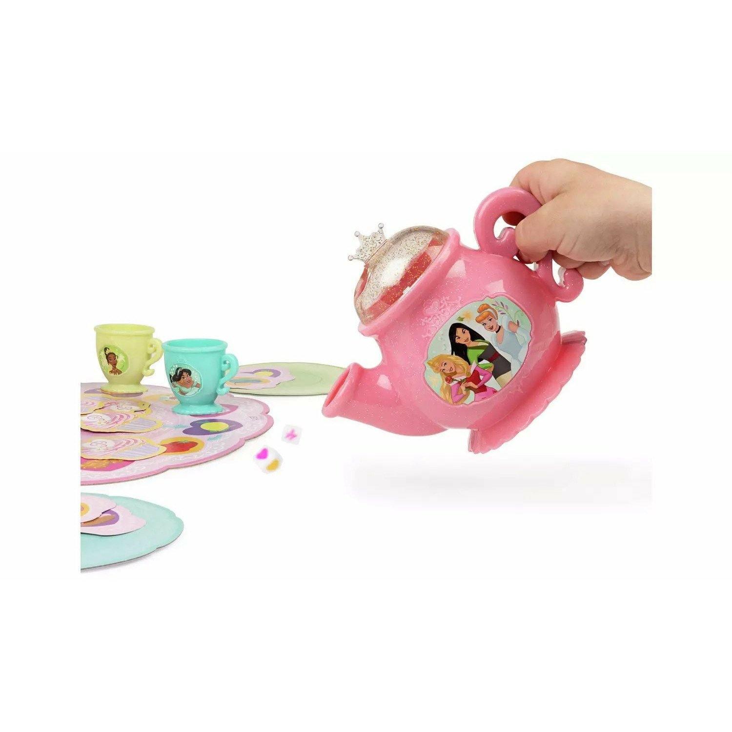 Spin Master Disney Princess Tea Party Board Game - BumbleToys - 5-7 Years, Arabic Triangle Trading, Girls, Roleplay