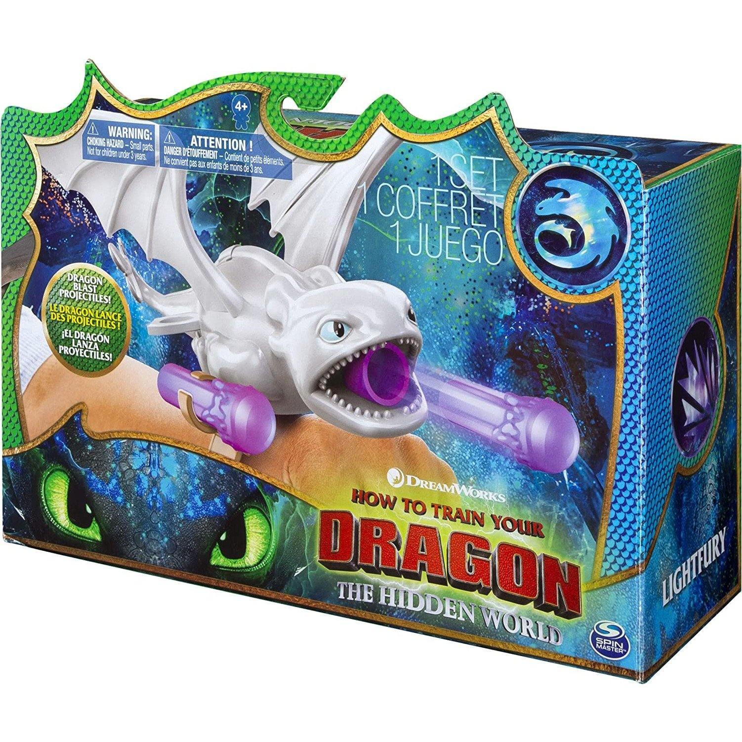 Spin Master How To Train Your Dragon Lightfury Dragon Wrist Launcher for Kids - BumbleToys - 5-7 Years, Blasters, Blasters & Water Pistols, Boys, Guns, OXE