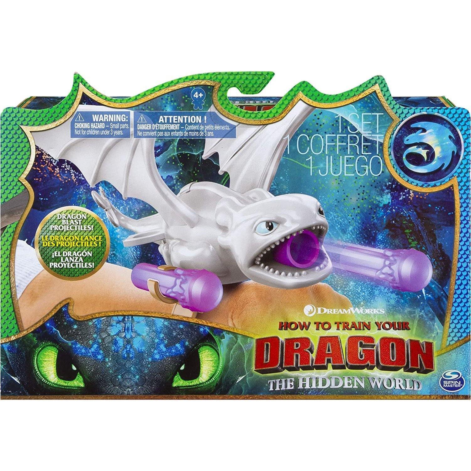 Spin Master How To Train Your Dragon Lightfury Dragon Wrist Launcher for Kids - BumbleToys - 5-7 Years, Blasters, Blasters & Water Pistols, Boys, Guns, OXE