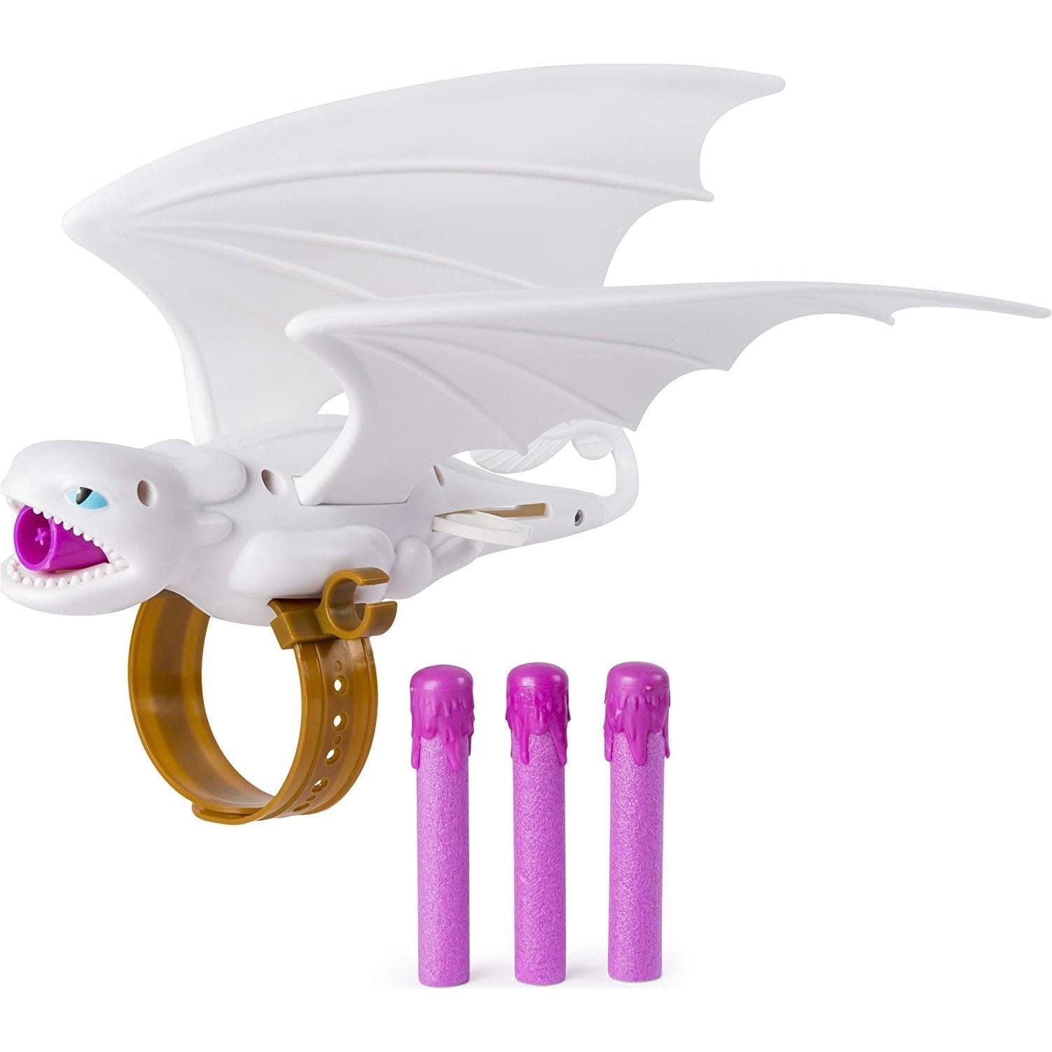 Spin Master How To Train Your Dragon Lightfury Dragon Wrist Launcher for Kids - BumbleToys - 5-7 Years, Blasters, Blasters & Water Pistols, Boys, Guns, OXE