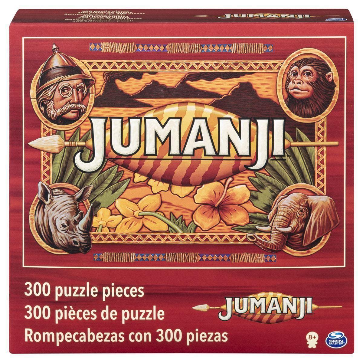 Spin Master Jumanji Puzzle 300 Pieces - BumbleToys - 5-7 Years, Arabic Triangle Trading, Puzzle & Board & Card Games, Puzzles & Jigsaws, Unisex
