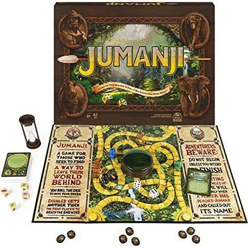 Spin Master Jumanji The Game Board Game - BumbleToys - 5-7 Years, Arabic Triangle Trading, Card & Board Games, Puzzle & Board & Card Games, Unisex