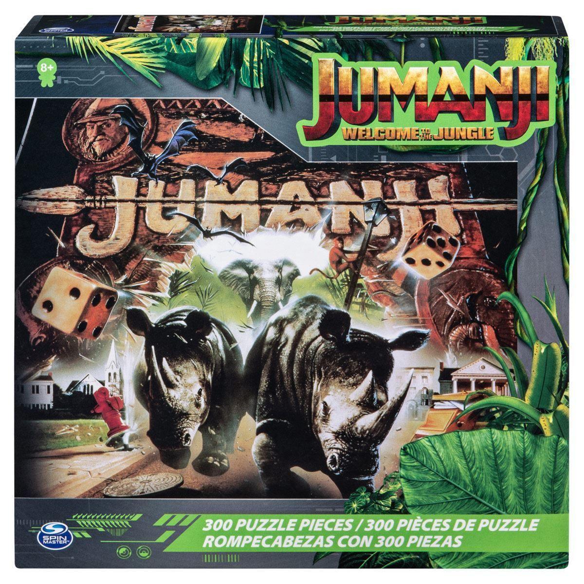 Spin Master Jumanji Welcome To The Junglr Puzzle 300 Pieces - BumbleToys - 5-7 Years, Arabic Triangle Trading, Puzzle & Board & Card Games, Puzzles & Jigsaws, Unisex