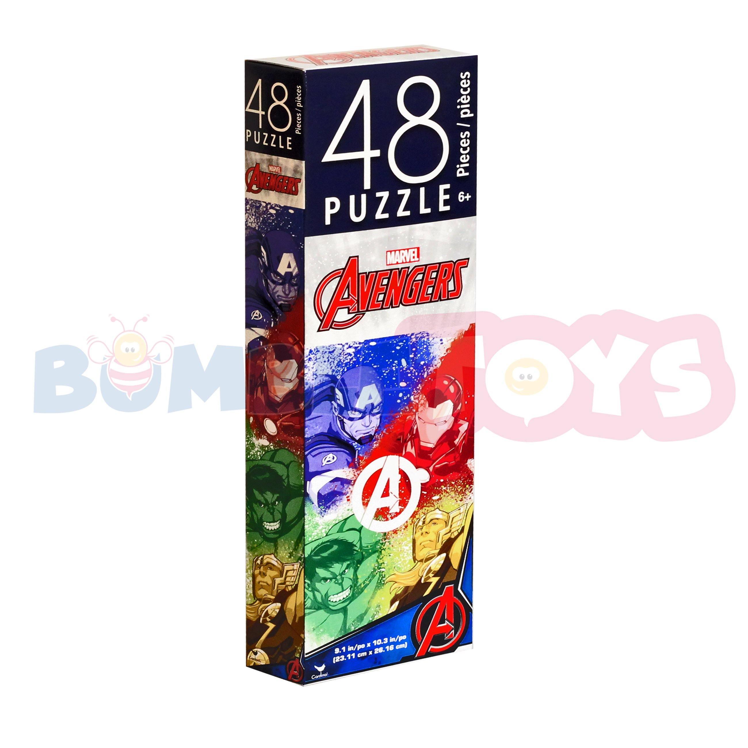 Spin Master Marvel Avengers Puzzle 48 Pieces - BumbleToys - 5-7 Years, Arabic Triangle Trading, Avengers, Boys, Puzzle & Board & Card Games, Puzzles & Jigsaws