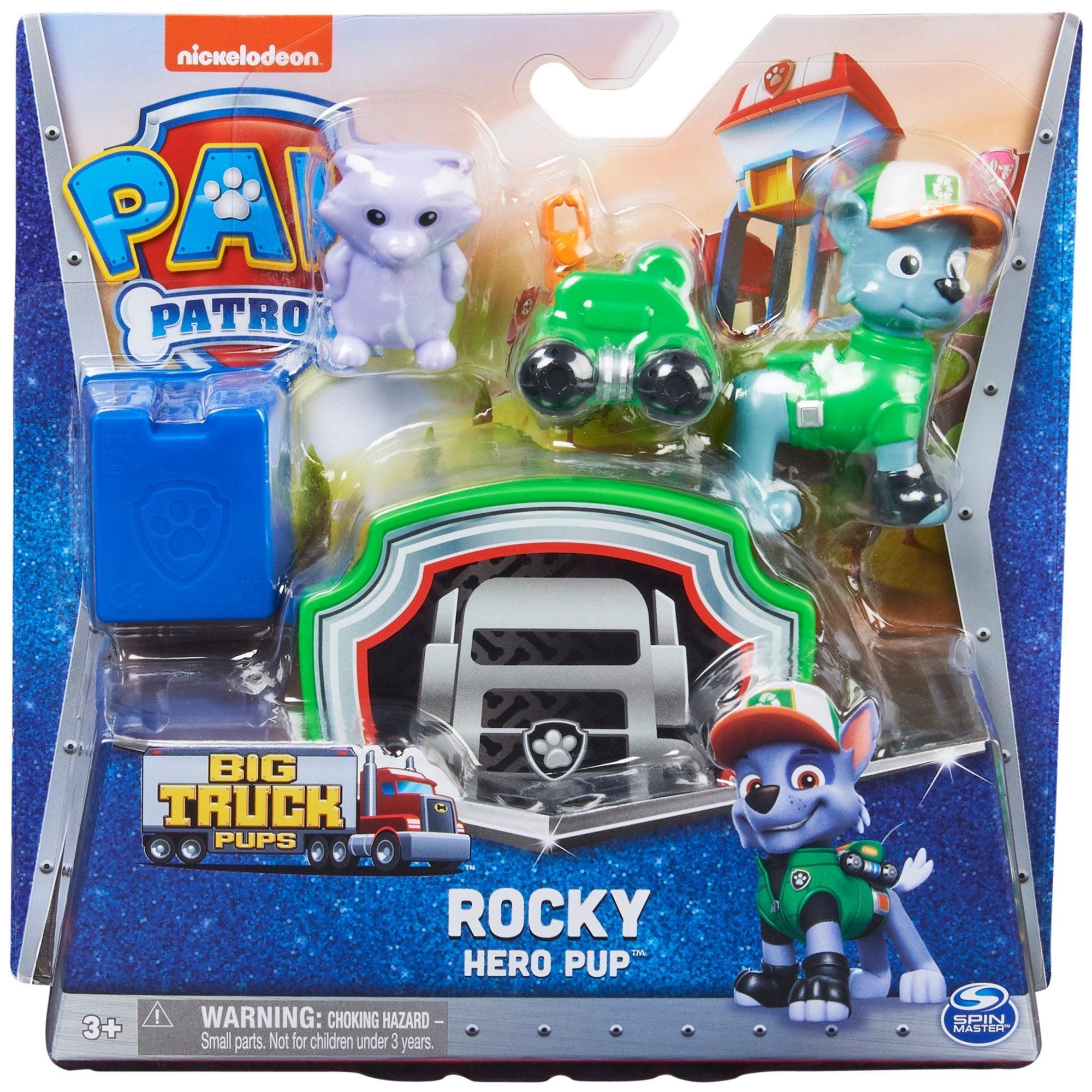 Spin Master Paw Patrol Big Truck Pups Rocky 2.5-inch Action Figure - BumbleToys - 5-7 Years, Arabic Triangle Trading, Boys, Figures, Paw Patrol