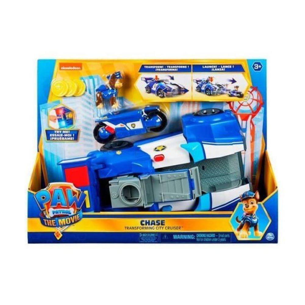 Spin Master Paw Patrol Chase 2-In-1, Transforming Movie City Cruiser - BumbleToys - 5-7 Years, Arabic Triangle Trading, Boys, Paw Patrol, Pre-Order, Vehicles & Play Sets