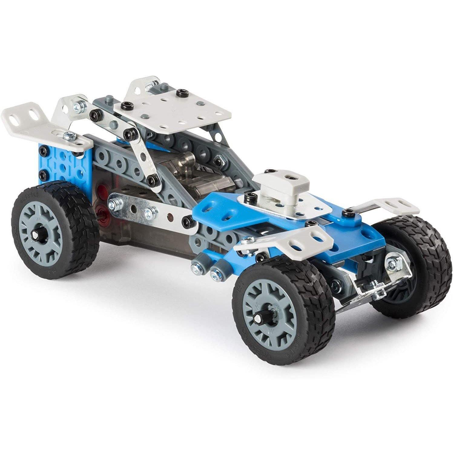 Spin Master STEM 10 In 1 Meccano - Rally Racer - BumbleToys - 8-13 Years, Arabic Triangle Trading, Boys, Meccano