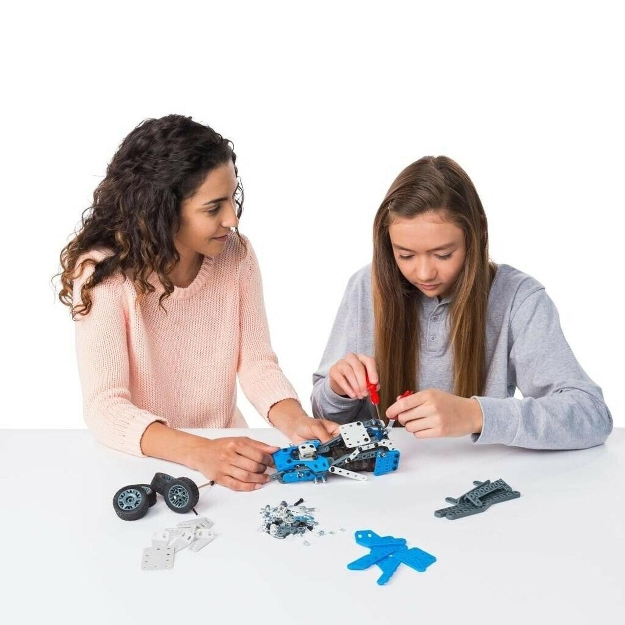 Spin Master STEM 10 In 1 Meccano - Rally Racer - BumbleToys - 8-13 Years, Arabic Triangle Trading, Boys, Meccano