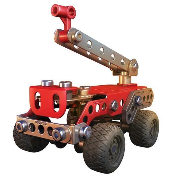 Spin Master STEM 3 In 1 Meccano - Rescue Squad Secours - BumbleToys - 8-13 Years, Arabic Triangle Trading, Boys, Meccano