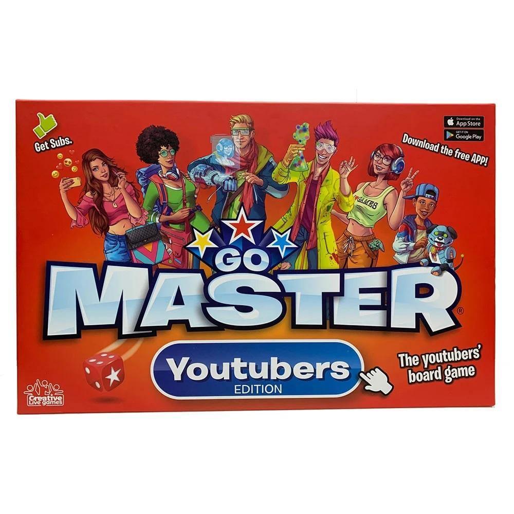 Spin Master Youtubers Edition Trivia Board Game - BumbleToys - 5-7 Years, Arabic Triangle Trading, Card & Board Games, Puzzle & Board & Card Games, Unisex