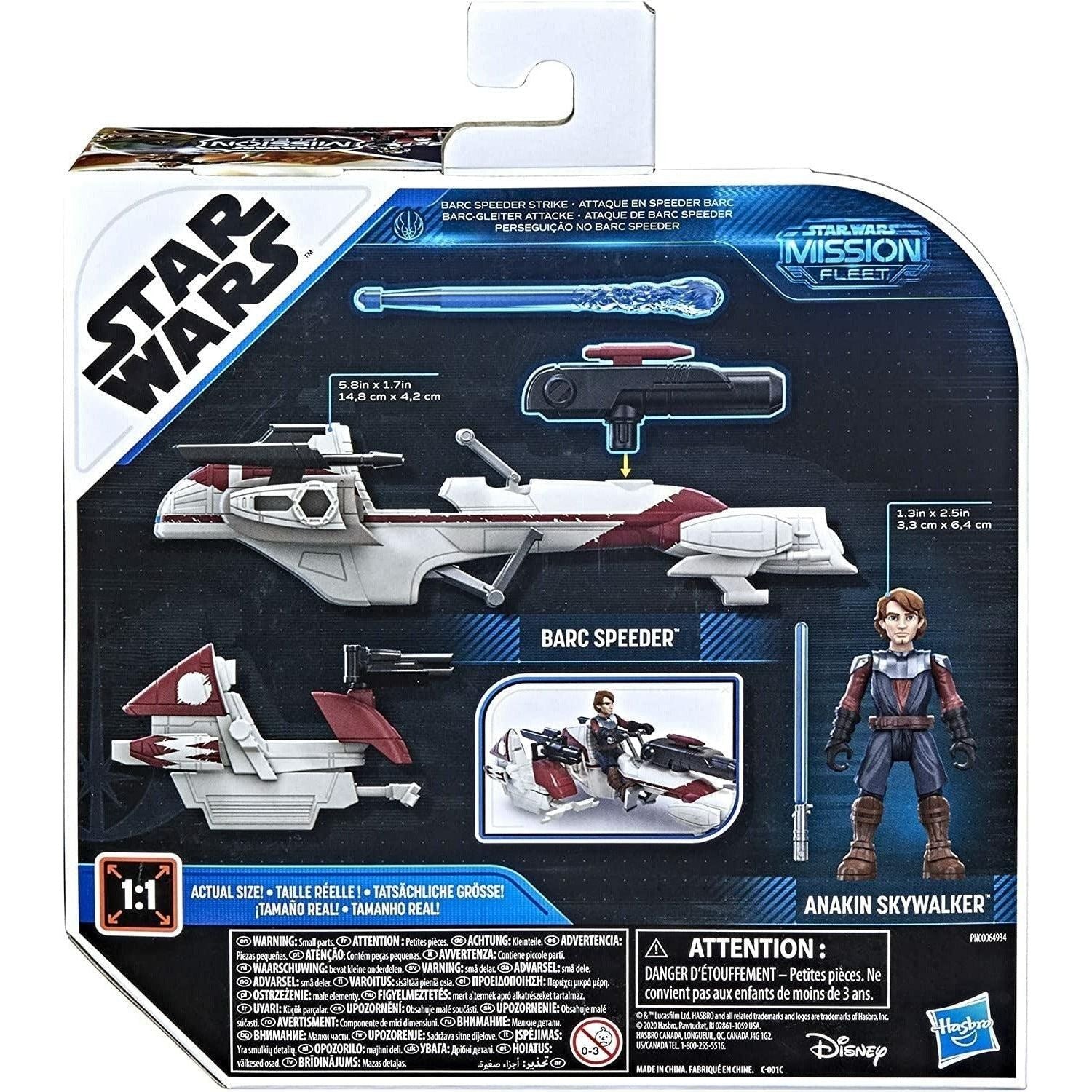 Star Wars Mission Fleet Expedition Class Anakin Skywalker BARC Speeder Strike 2.5-Inch-Scale Figure - BumbleToys - 4+ Years, Boys, OXE, Pre-Order, star wars
