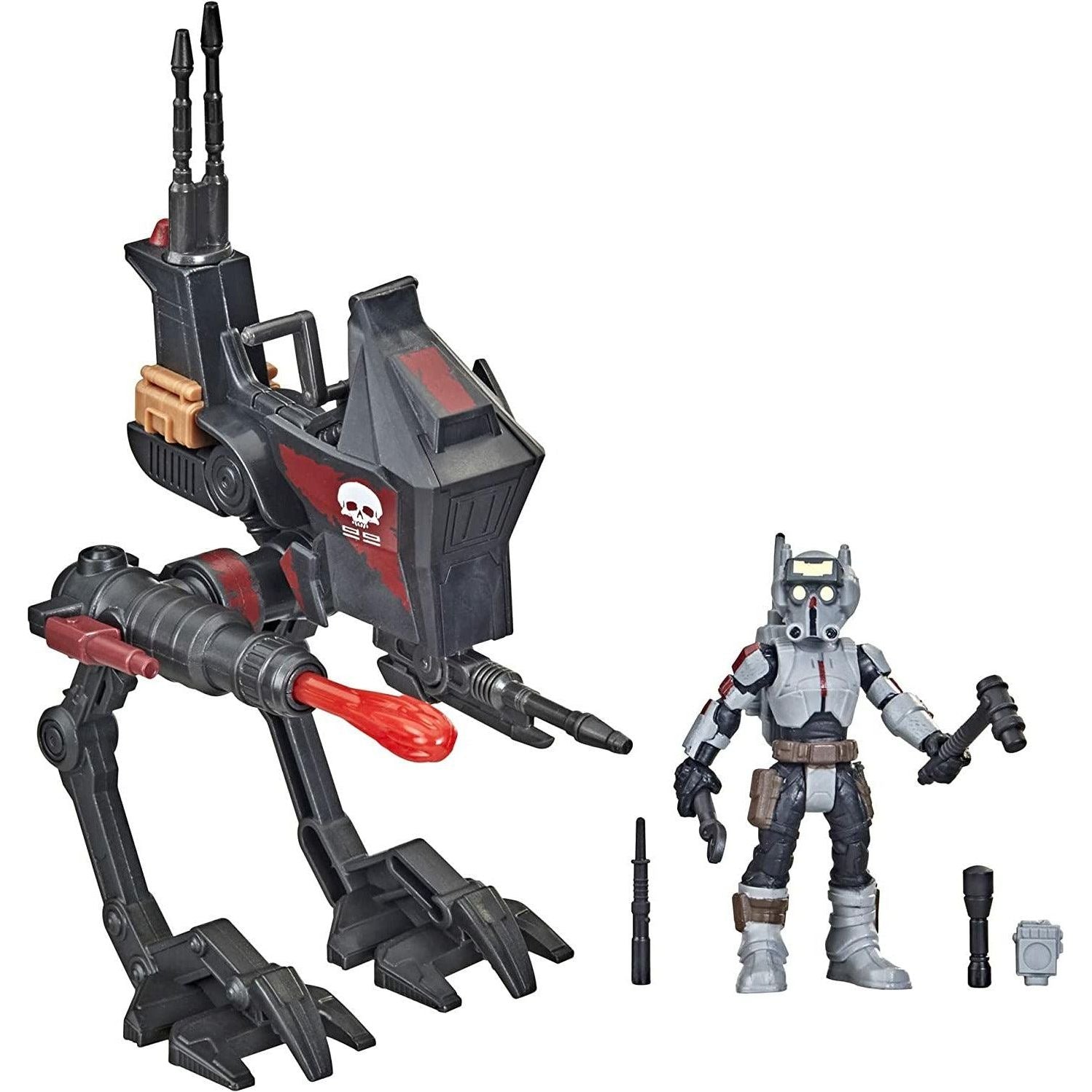 Star Wars Mission Fleet Expedition Class Tech (Bad Batch) at-RT Ambush 2.5-Inch-Scale Figure and Vehicle Set - BumbleToys - 4+ Years, Boys, OXE, star wars