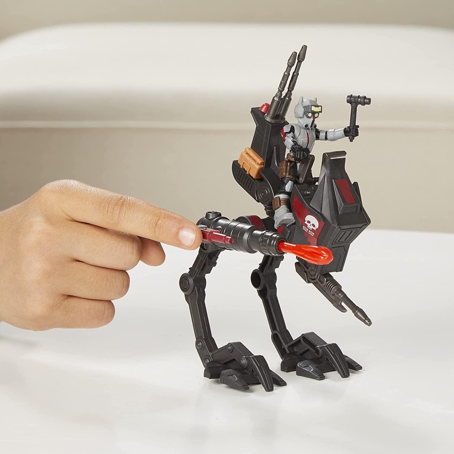 Star Wars Mission Fleet Expedition Class Tech (Bad Batch) at-RT Ambush 2.5-Inch-Scale Figure and Vehicle Set - BumbleToys - 4+ Years, Boys, OXE, star wars