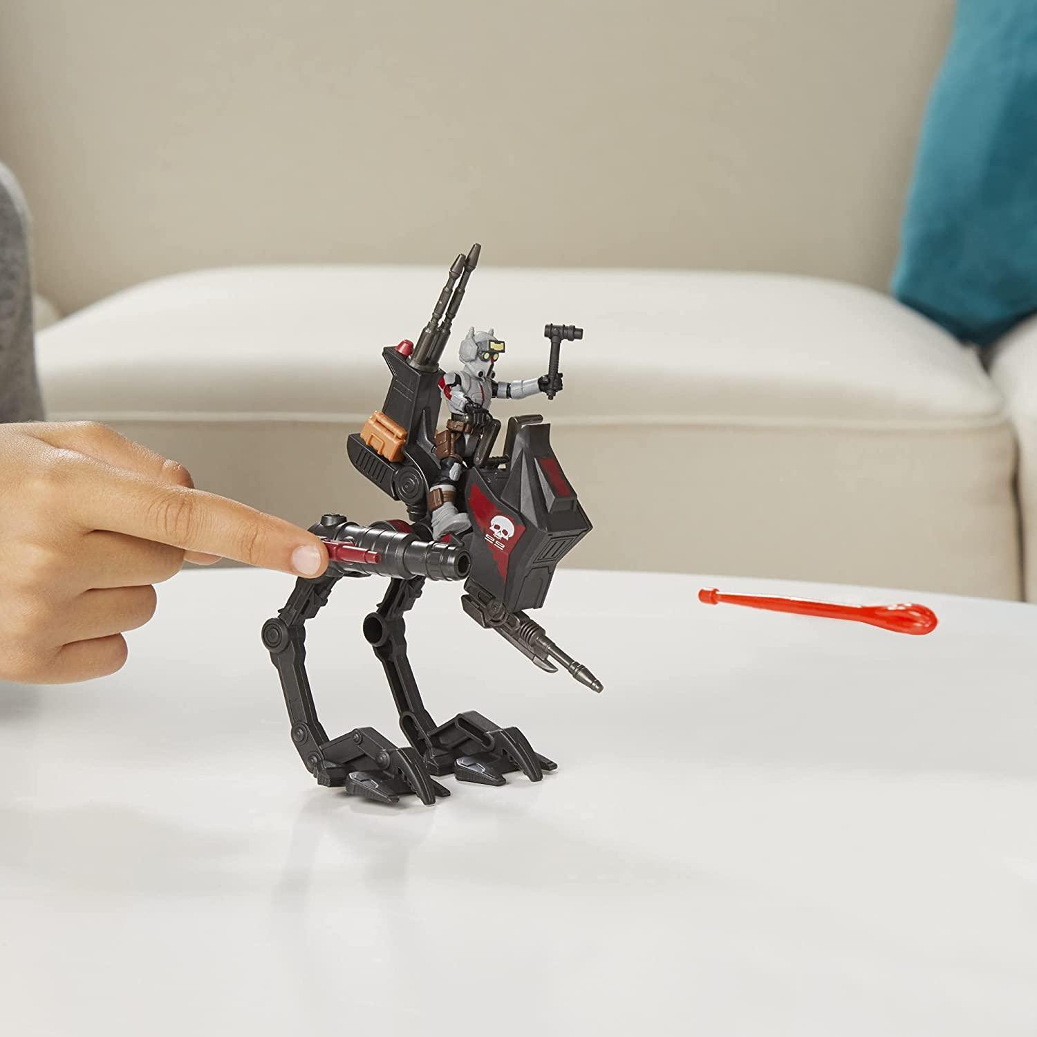 Star Wars Mission Fleet Expedition Class Tech (Bad Batch) at-RT Ambush 2.5-Inch-Scale Figure and Vehicle Set - BumbleToys - 4+ Years, Boys, OXE, star wars