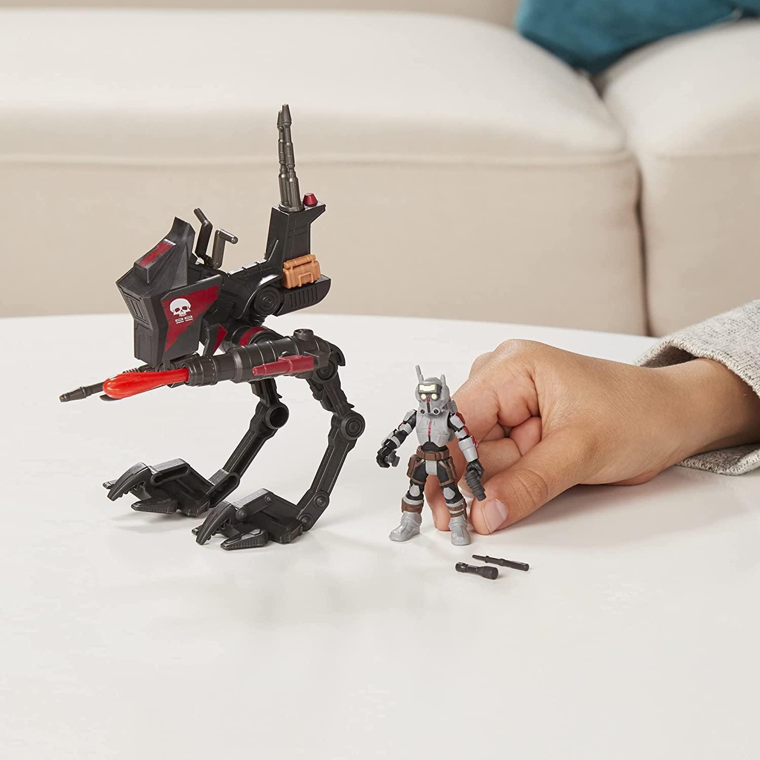 Star Wars Mission Fleet Expedition Class Tech (Bad Batch) at-RT Ambush 2.5-Inch-Scale Figure and Vehicle Set - BumbleToys - 4+ Years, Boys, OXE, star wars