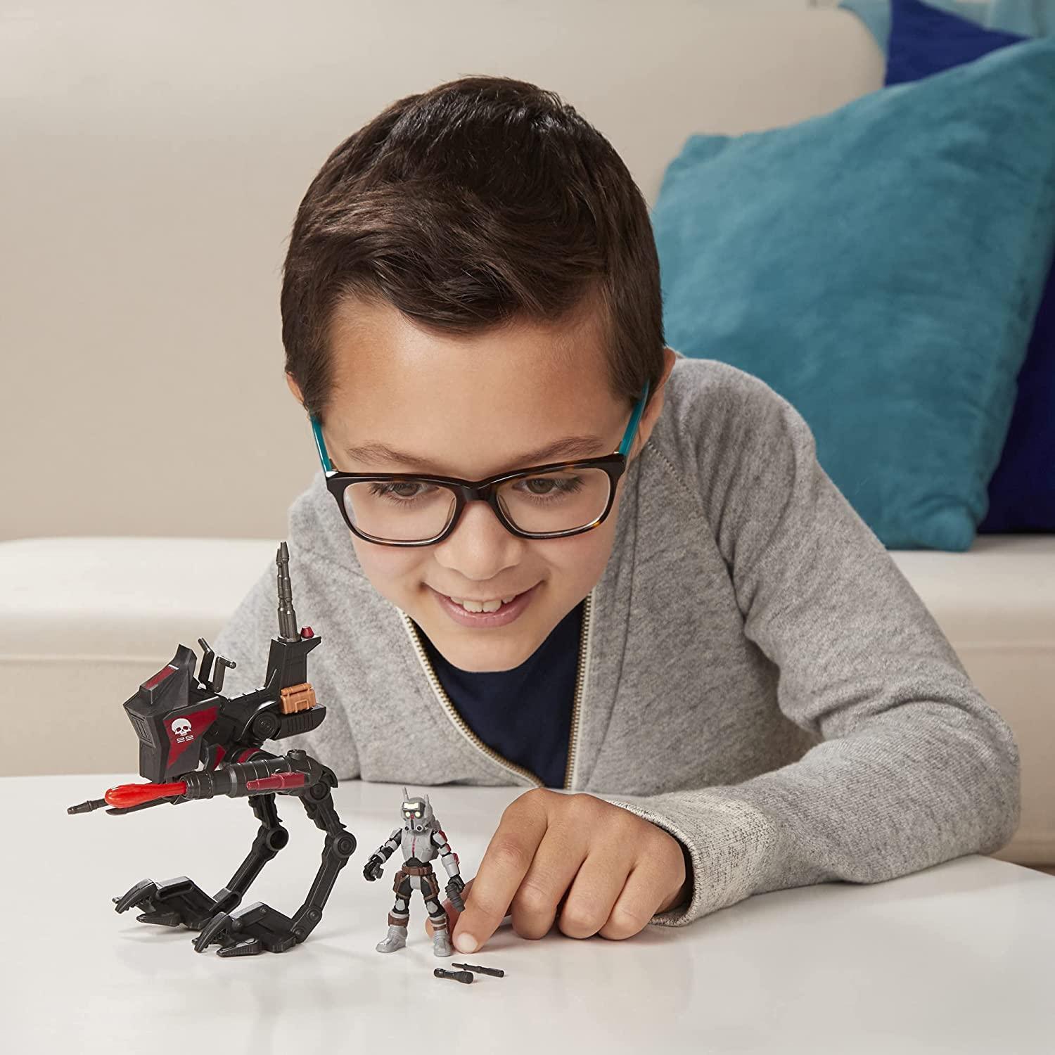 Star Wars Mission Fleet Expedition Class Tech (Bad Batch) at-RT Ambush 2.5-Inch-Scale Figure and Vehicle Set - BumbleToys - 4+ Years, Boys, OXE, star wars