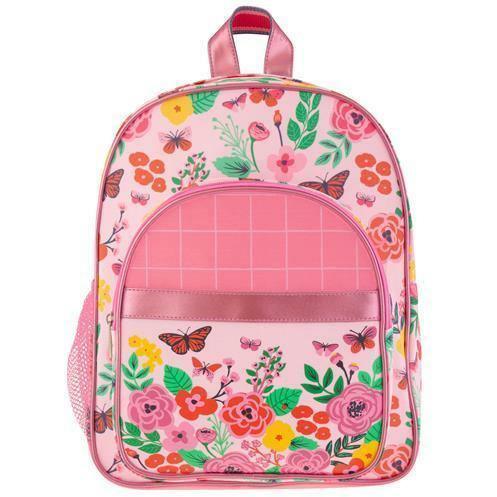 Stephen Joseph Classic School Backpack – Butterfly Floral, 34cm
