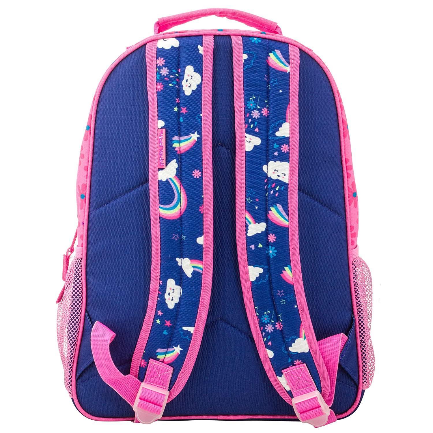 Stephen Joseph All Over Print 16 inch Backpack Rainbow - BumbleToys - 5-7 Years, Backpack, Cecil, Girls, Pre-Order, School Supplies