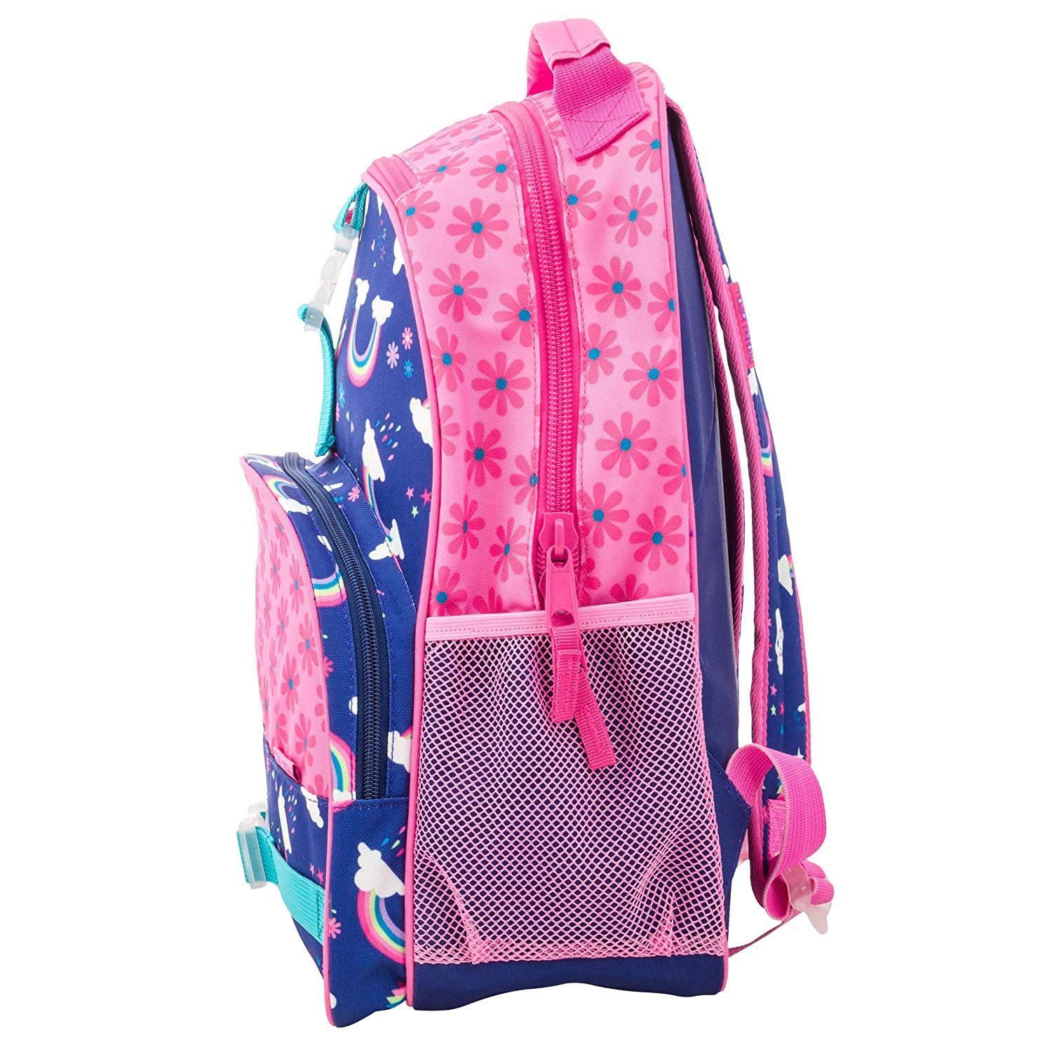 Stephen Joseph All Over Print 16 inch Backpack Rainbow - BumbleToys - 5-7 Years, Backpack, Cecil, Girls, Pre-Order, School Supplies