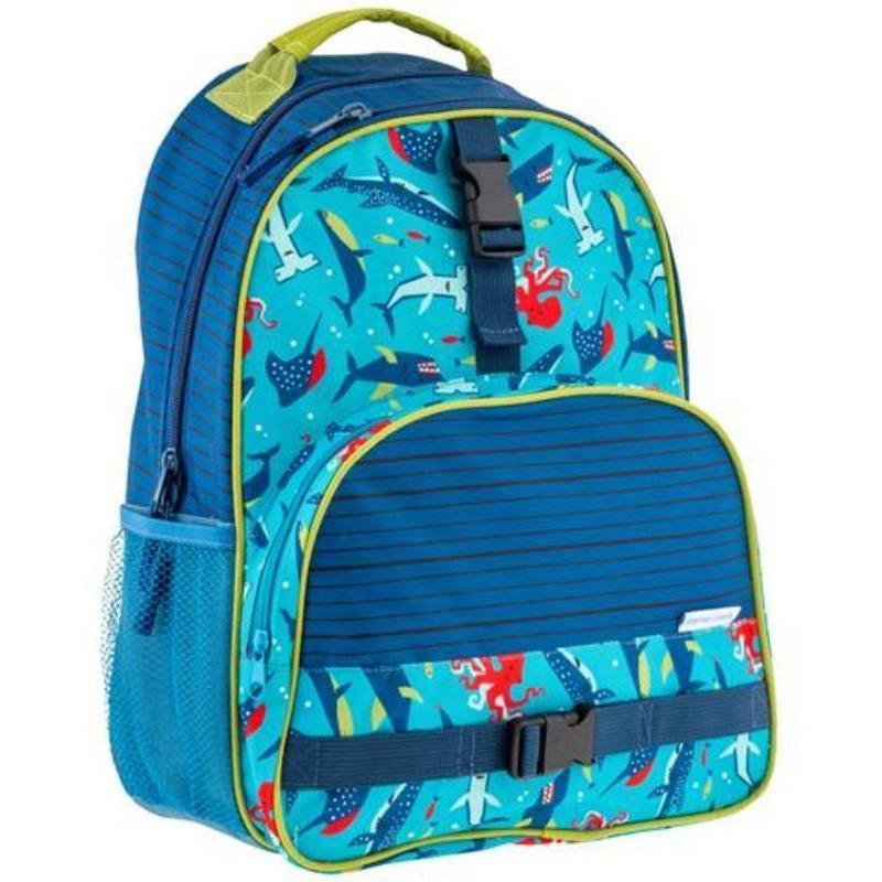 Stephen Joseph All Over Print 16 inch Backpack Shark - BumbleToys - 5-7 Years, Backpack, Cecil, Girls, Pre-Order, School Supplies