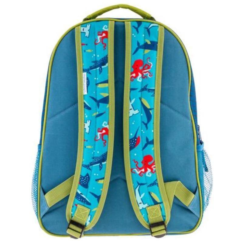Stephen Joseph All Over Print 16 inch Backpack Shark - BumbleToys - 5-7 Years, Backpack, Cecil, Girls, Pre-Order, School Supplies