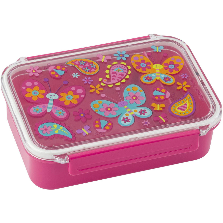 Stephen Joseph Bento Lunch Box with Compartments – Butterfly, 700ml