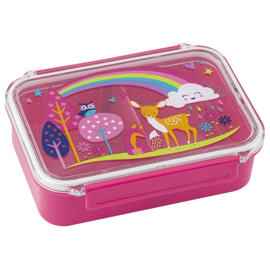 Stephen Joseph Bento Lunch Box with Compartments – Woodland, 700ml