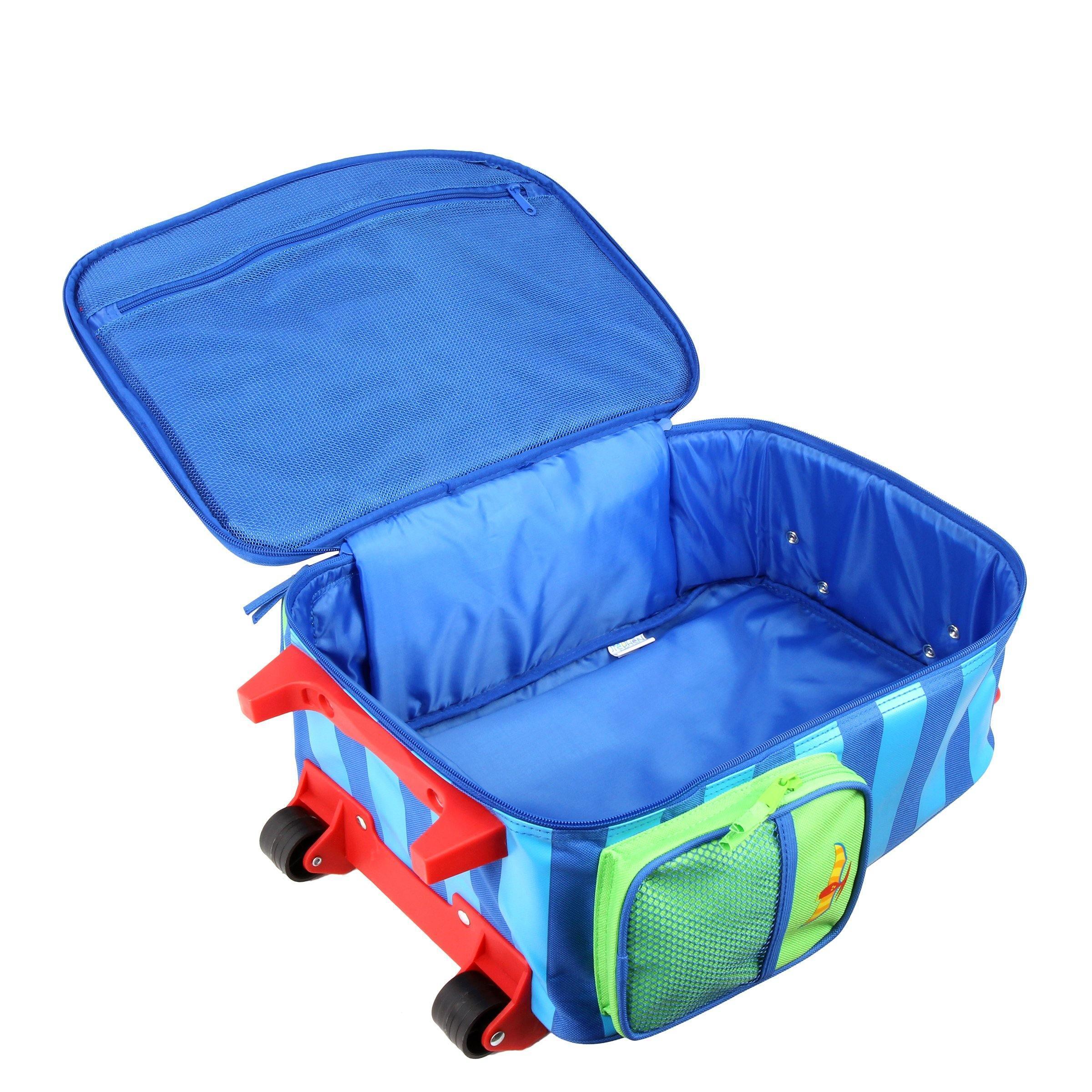 Stephen Joseph Classic Rolling Luggage 18 inch Dino - BumbleToys - 5-7 Years, Backpack, Boys, Cecil, Pre-Order, School Supplies, Stephen Joseph 2023
