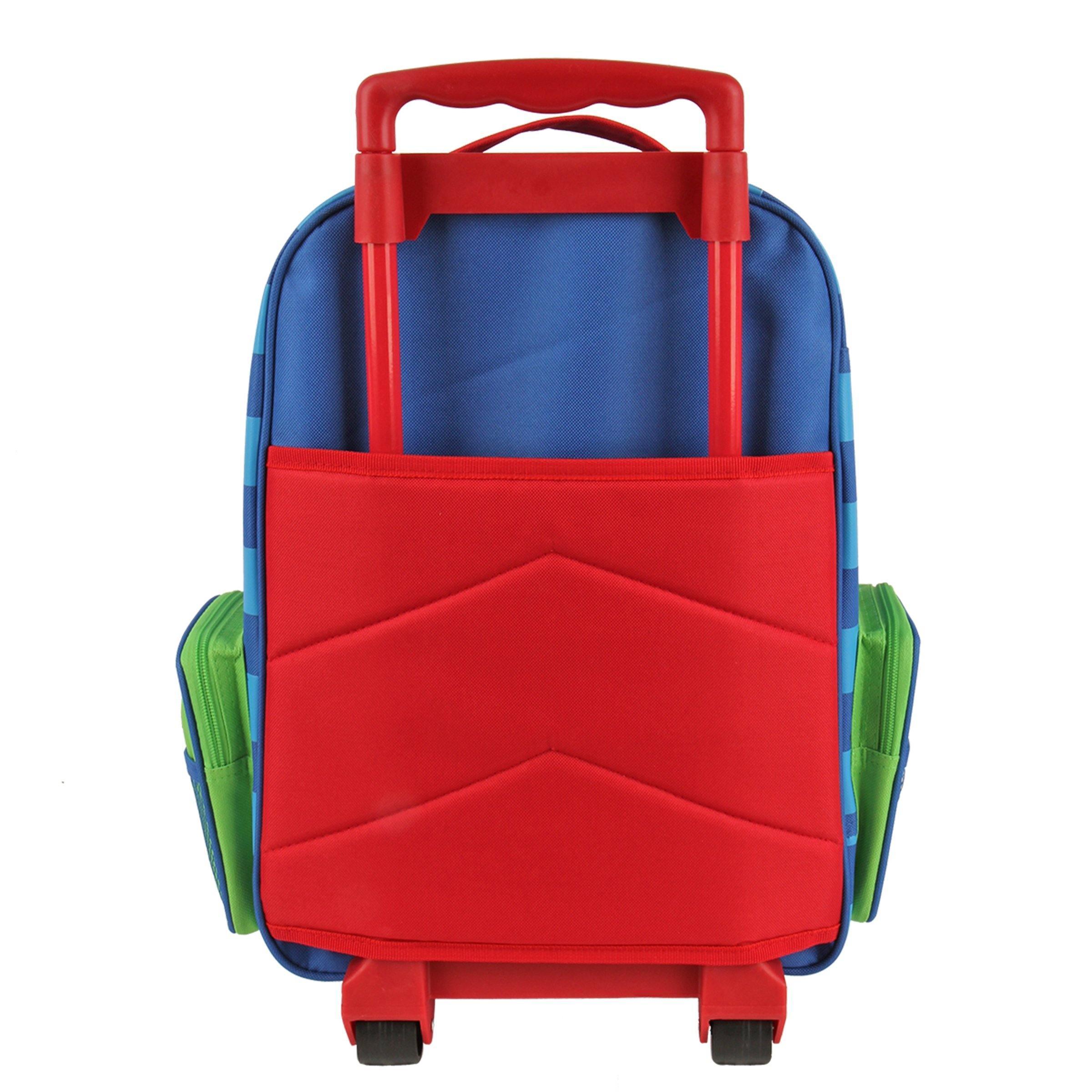 Stephen Joseph Classic Rolling Luggage 18 inch Dino - BumbleToys - 5-7 Years, Backpack, Boys, Cecil, Pre-Order, School Supplies, Stephen Joseph 2023