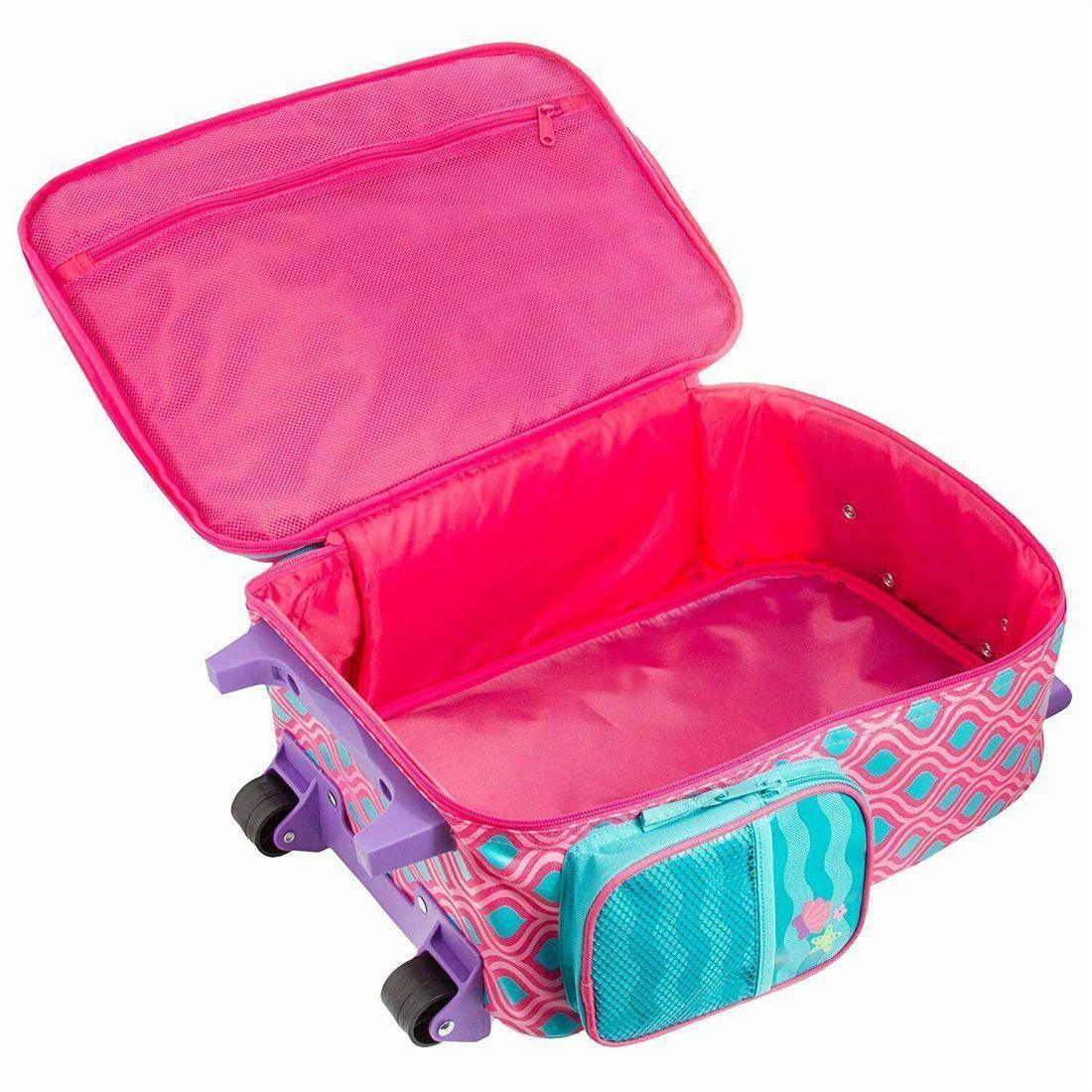 Stephen Joseph Classic Rolling Luggage 18 inch Mermaid - BumbleToys - 5-7 Years, Backpack, Cecil, Girls, Pre-Order, School Supplies, Stephen Joseph 2023