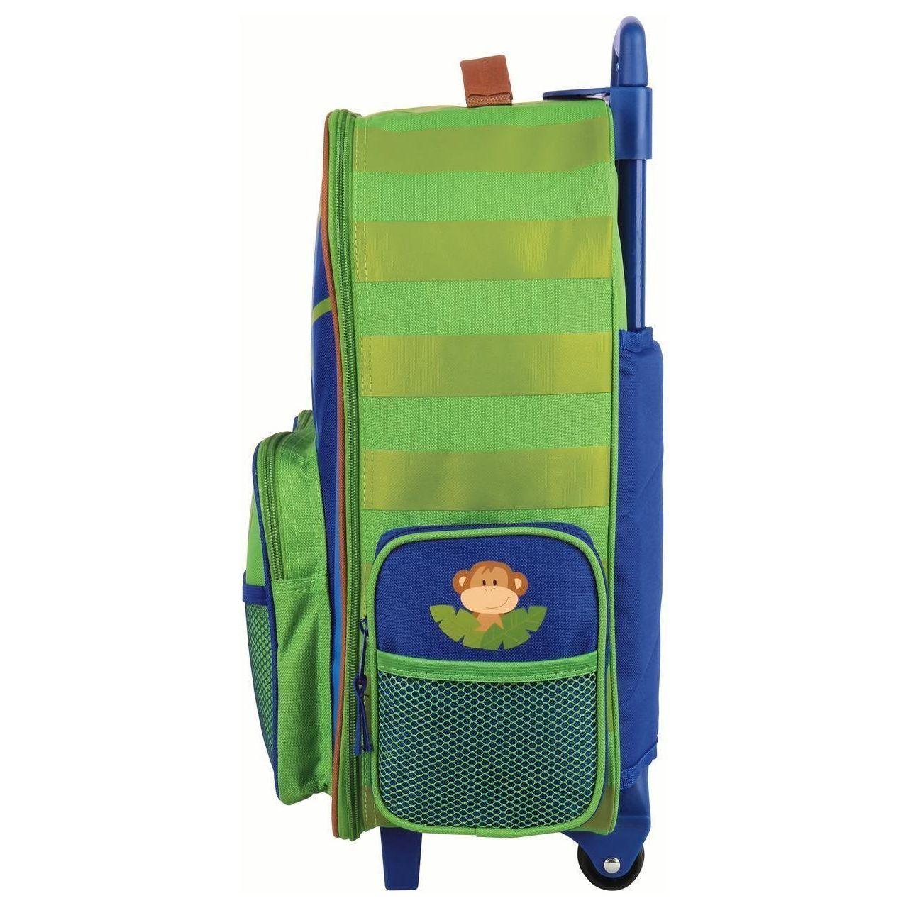 Stephen Joseph Classic Rolling Luggage Monkey - BumbleToys - 5-7 Years, Backpack, Boys, Cecil, Pre-Order, School Supplies, Stephen Joseph 2023
