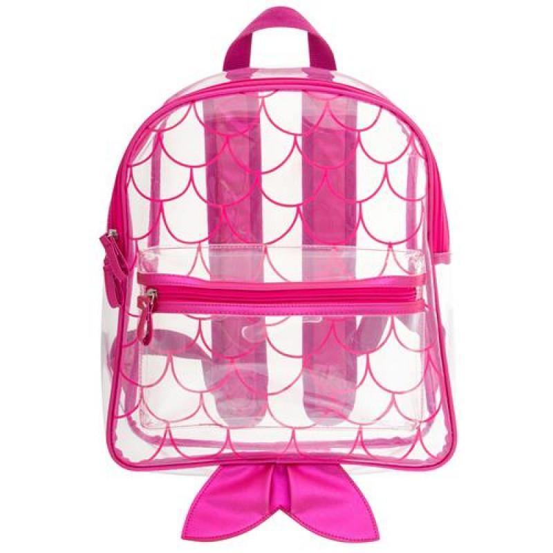 Stephen Joseph Clear 14 inch Backpack – Mermaid - BumbleToys - 5-7 Years, Backpack, Boys, Cecil, School Supplies