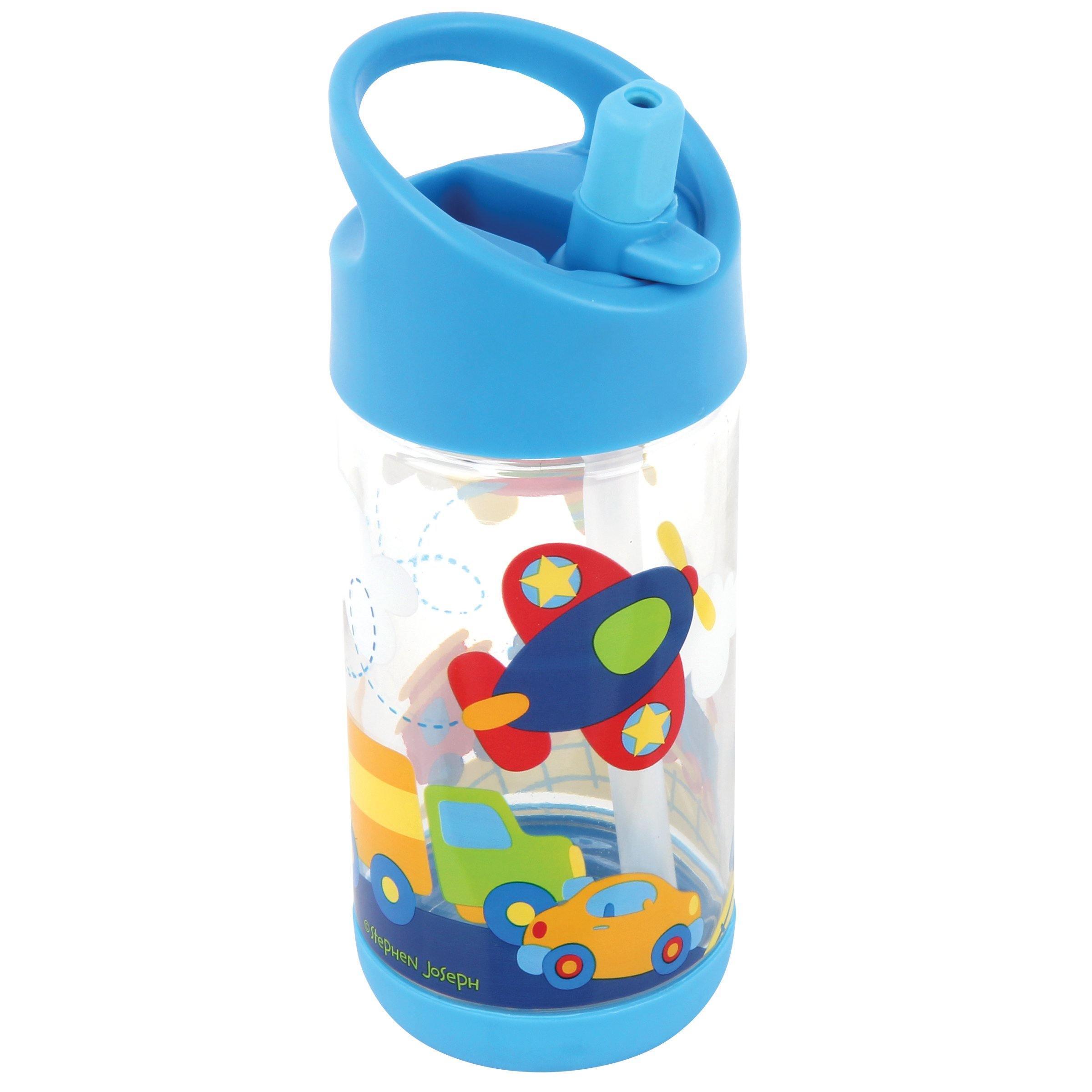 Stephen Joseph Flip Top Bottle Transportation - BumbleToys - 5-7 Years, Boys, Cecil, School Supplies, Water Bottle