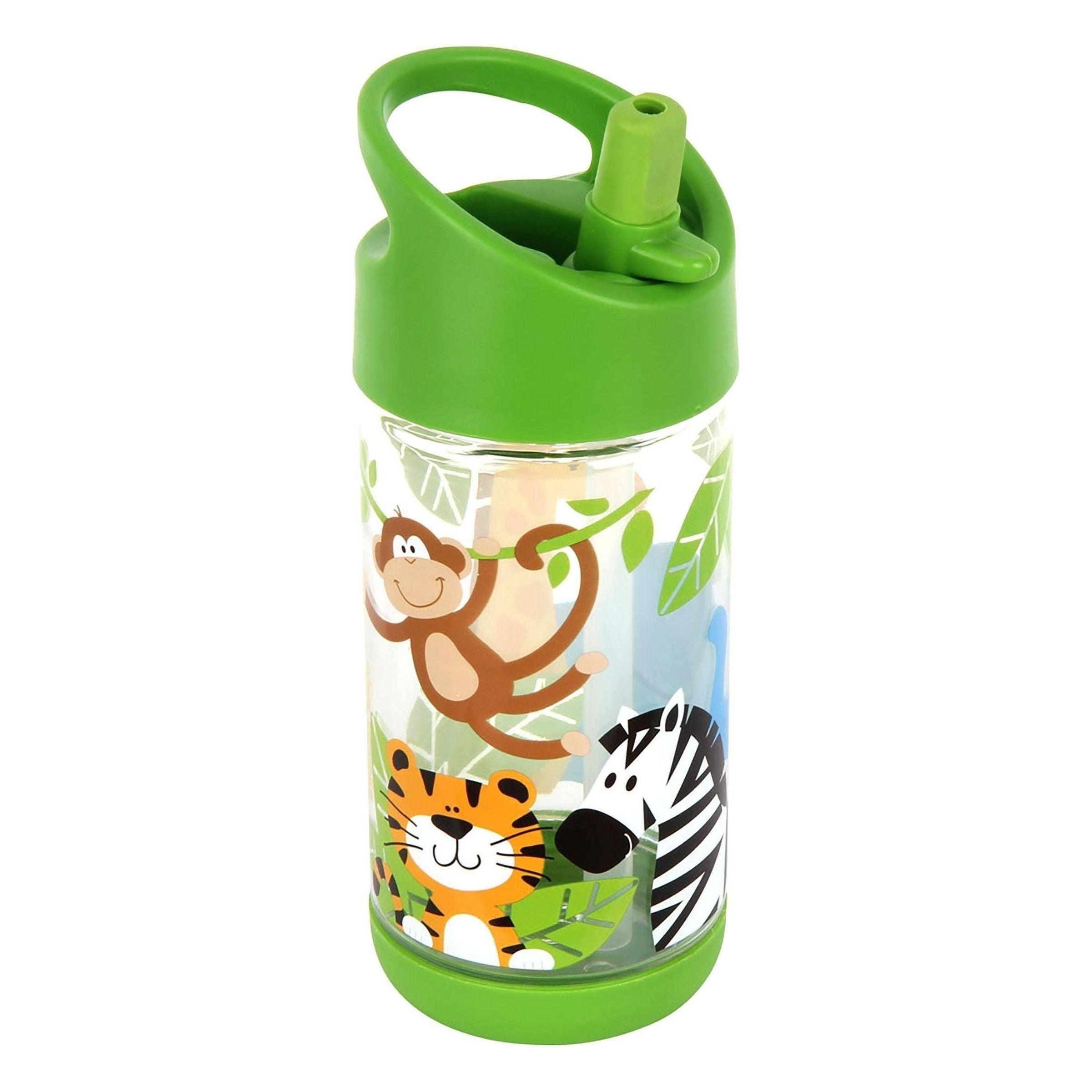 Stephen Joseph Flip Top Bottle Zoo Water Bottle - BumbleToys - 5-7 Years, Boys, Cecil, Pre-Order, School Supplies, Water Bottle