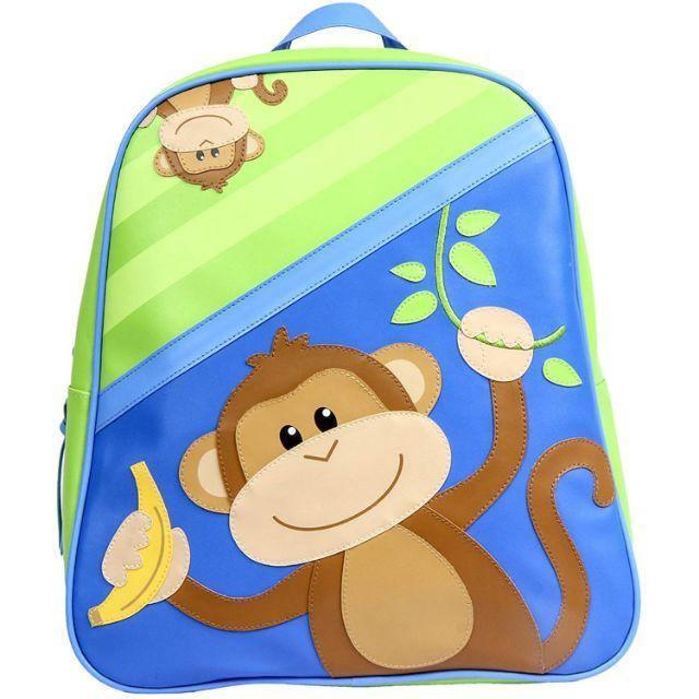 Stephen Joseph Go Go 12 inch Backpack Monkey - BumbleToys - 5-7 Years, Backpack, Boys, Cecil, Pre-Order, School Supplies