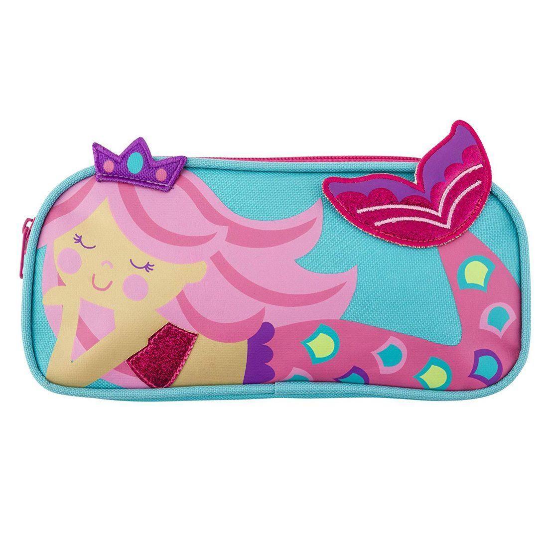 Stephen Joseph Pencil Pouch Mermaid - BumbleToys - 2-4 Years, 5-7 Years, Cecil, Girls, Pre-Order, School Supplies, Stationery & Stickers