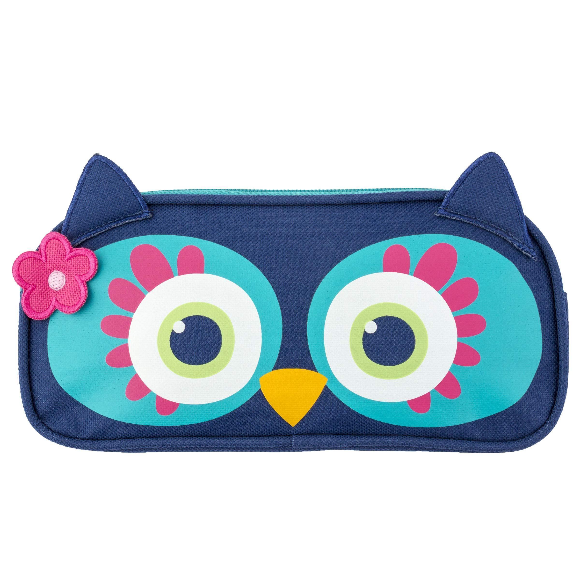 Stephen Joseph Pencil Pouch Owl - BumbleToys - 2-4 Years, Cecil, Girls, Pre-Order, School Supplies, Stationery & Stickers