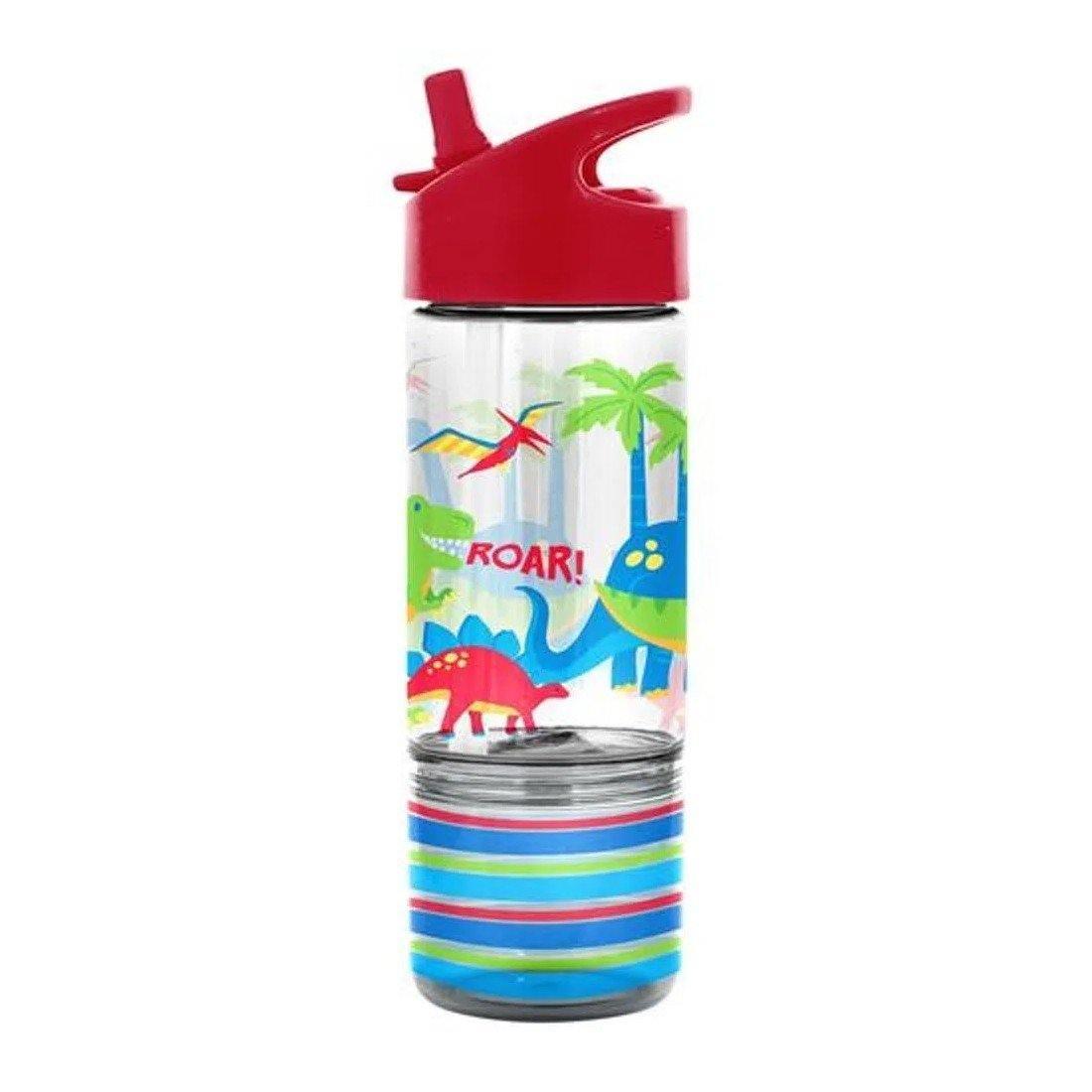 Stephen Joseph Sip And Snack Dino Water Bottle - BumbleToys - 2-4 Years, 5-7 Years, Boys, Cecil, Pre-Order, School Supplies, Water Bottle