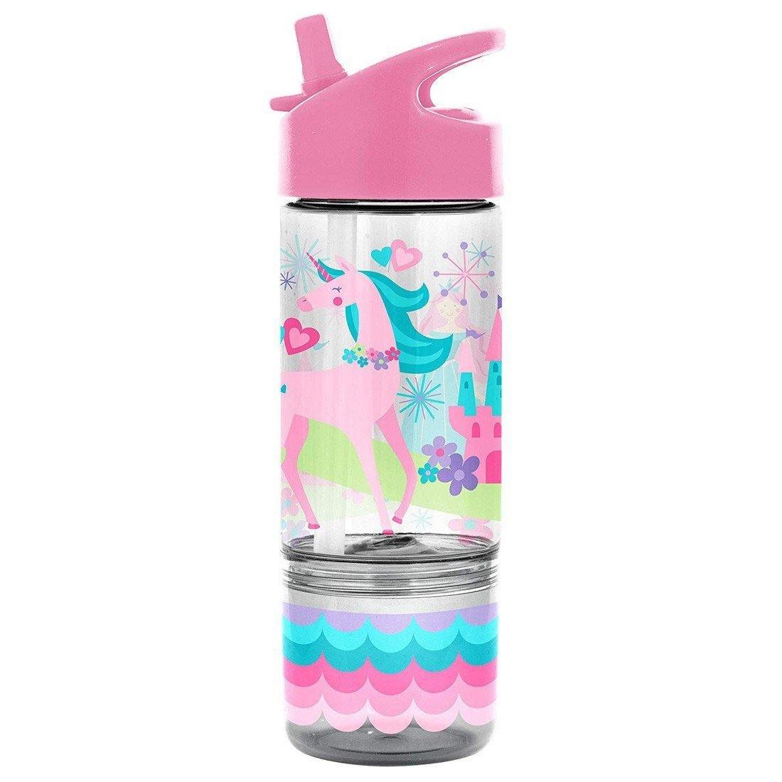Stephen Joseph Sip And Snack Unicorn Water Bottle - BumbleToys - 2-4 Years, 5-7 Years, Cecil, Girls, School Supplies, Water Bottle