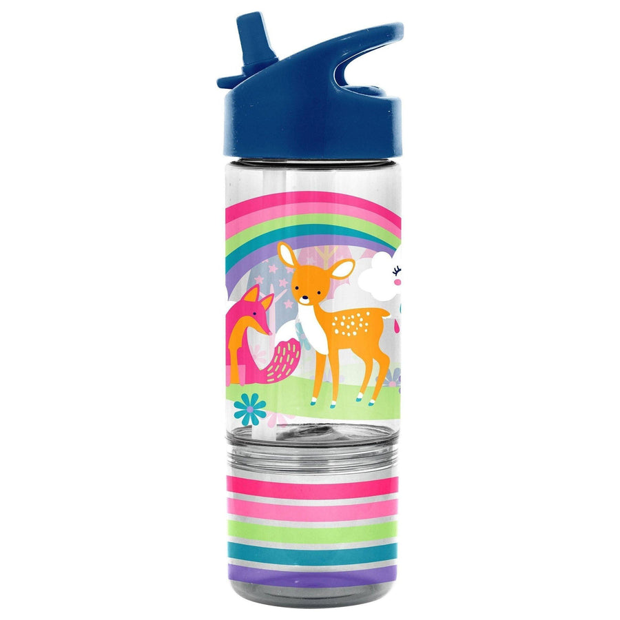 Stephen Joseph Sip & Snack Bottle with Snack Cup – Woodland