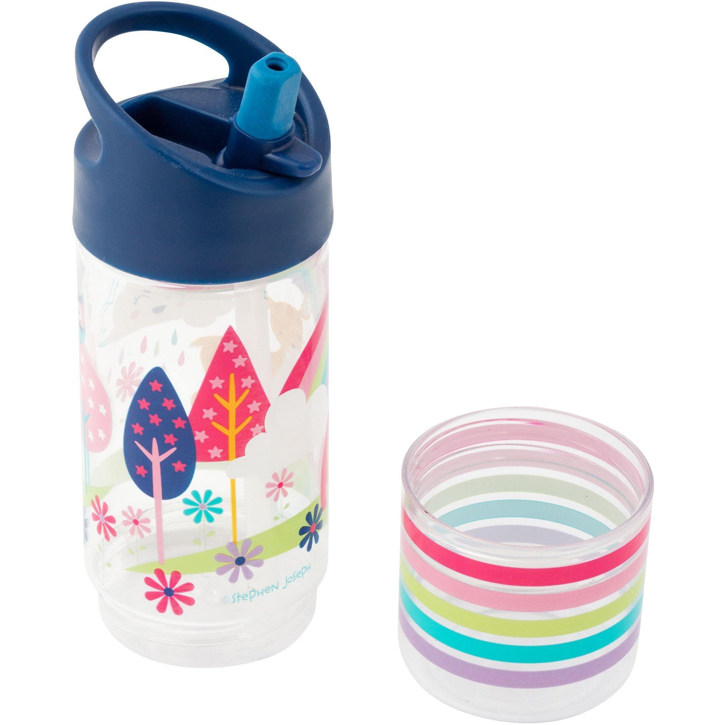 Stephen Joseph Sip And Snack Woodland Water Bottle - BumbleToys - 5-7 Years, Cecil, Girls, Pre-Order, School Supplies, Water Bottle