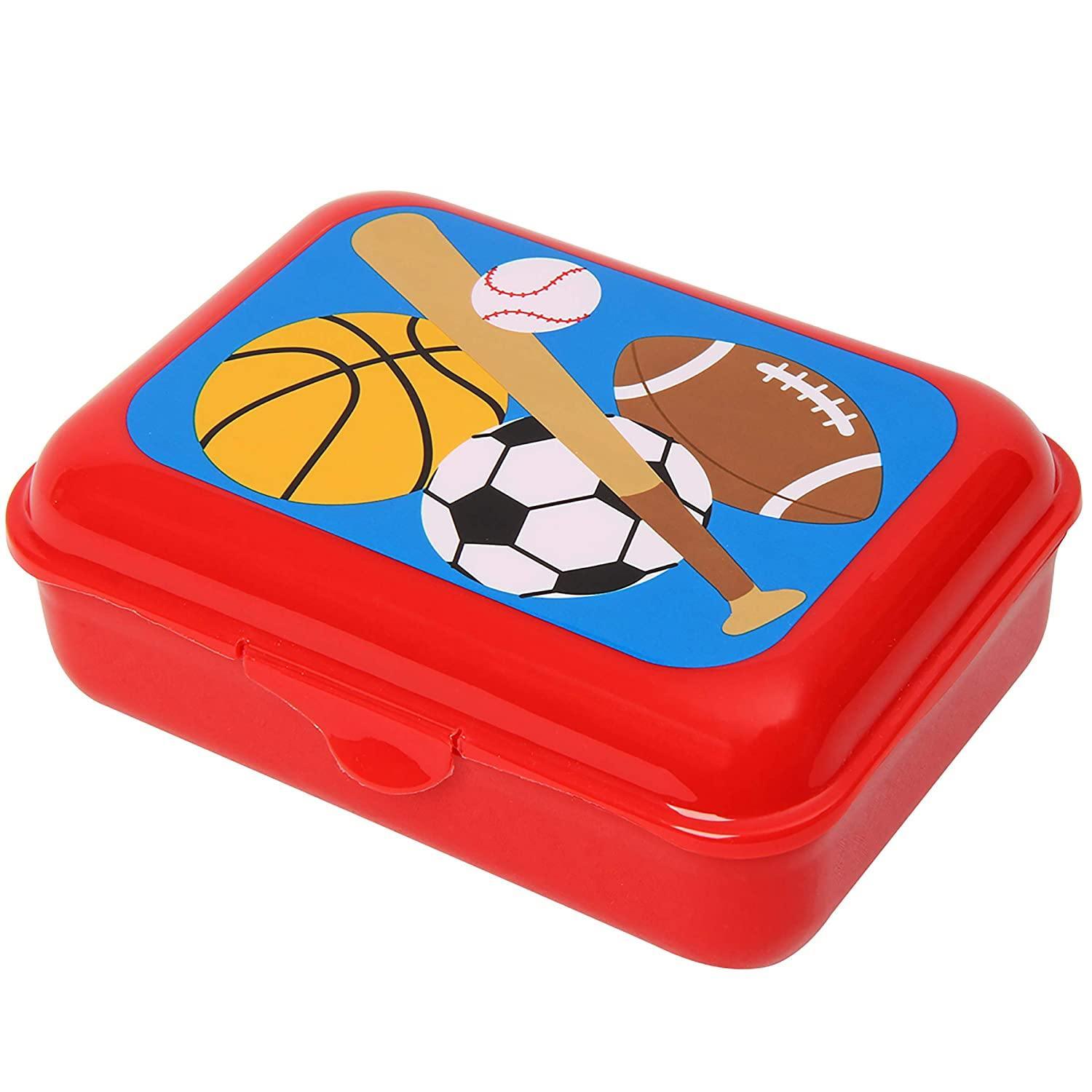 Stephen Joseph Snack Box Sports - BumbleToys - 2-4 Years, 5-7 Years, Boys, Cecil, Lunch Box, Pre-Order, School Supplies