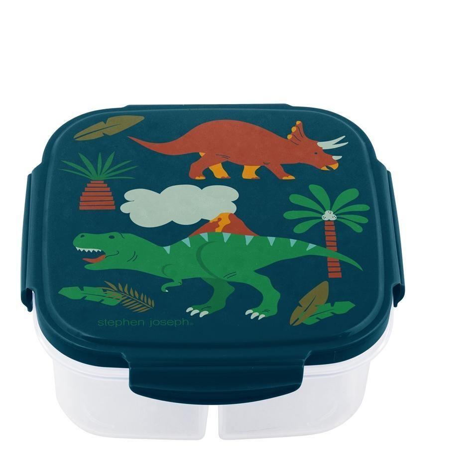 Stephen Joseph Snack Box With Ice Pack Dino - BumbleToys - 2-4 Years, 5-7 Years, Boys, Cecil, Lunch Box, Pre-Order, School Supplies