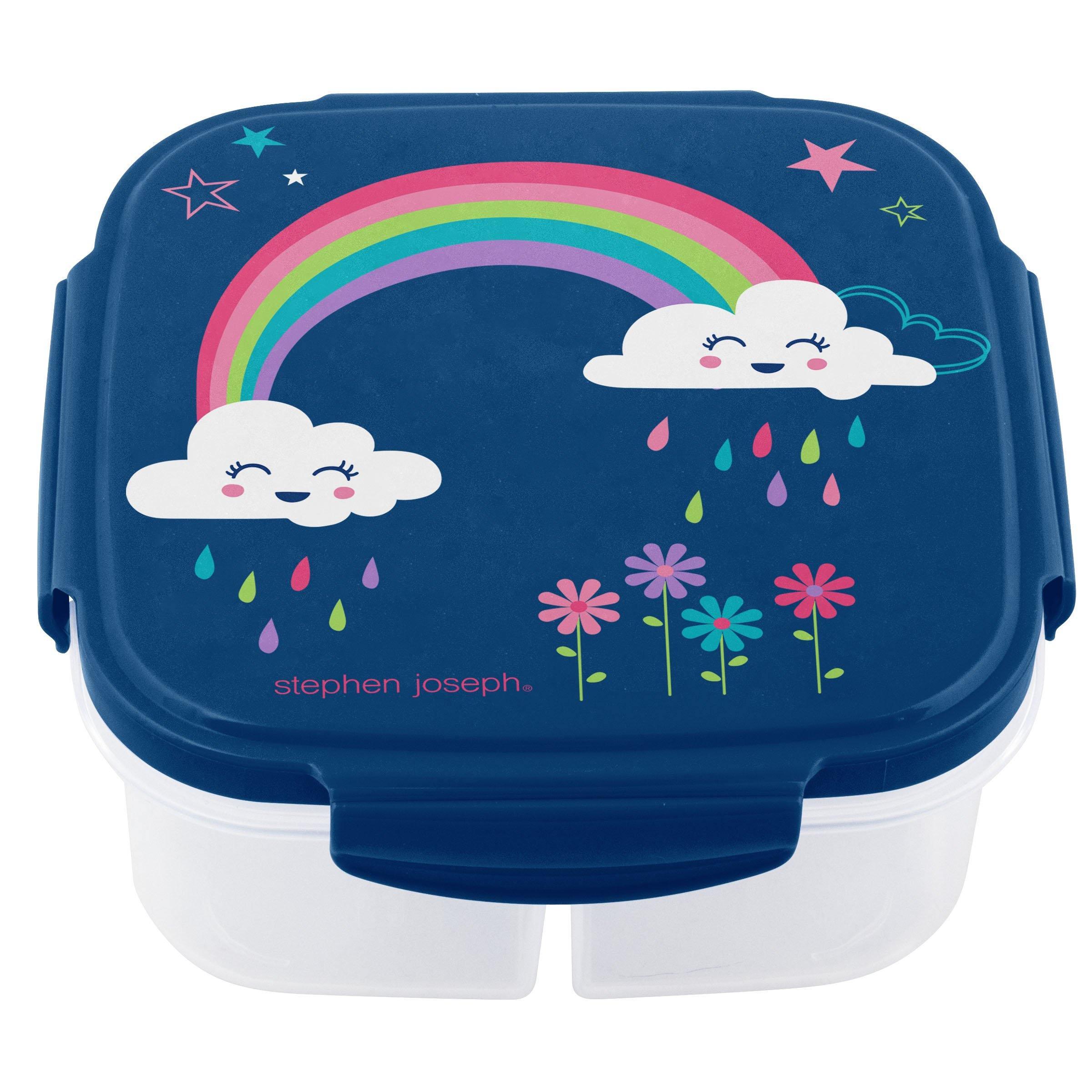 Stephen Joseph Snack Box With Ice Pack Rainbow - BumbleToys - 5-7 Years, Cecil, Girls, Lunch Box, School Supplies
