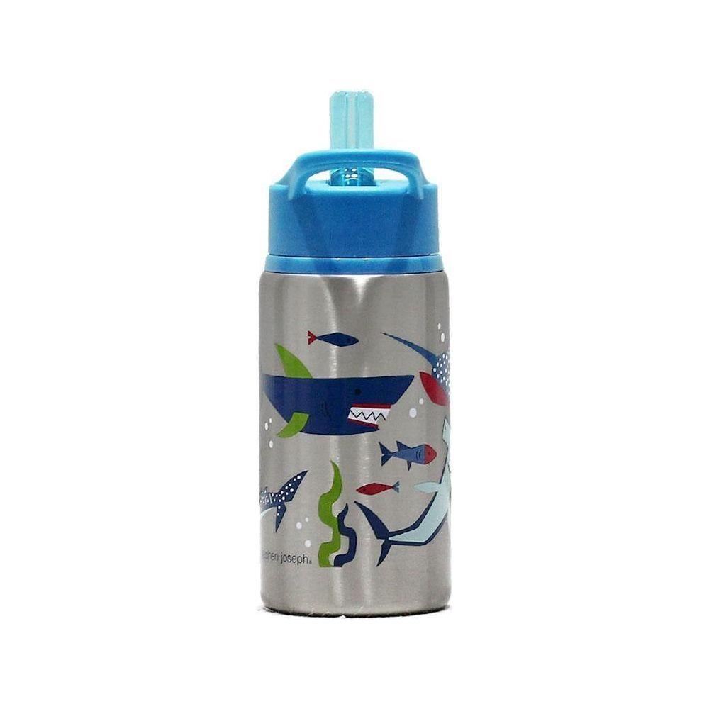 Stephen Joseph Stainless Steel Bottle Shark - BumbleToys - 5-7 Years, Boys, Cecil, School Supplies, Water Bottle