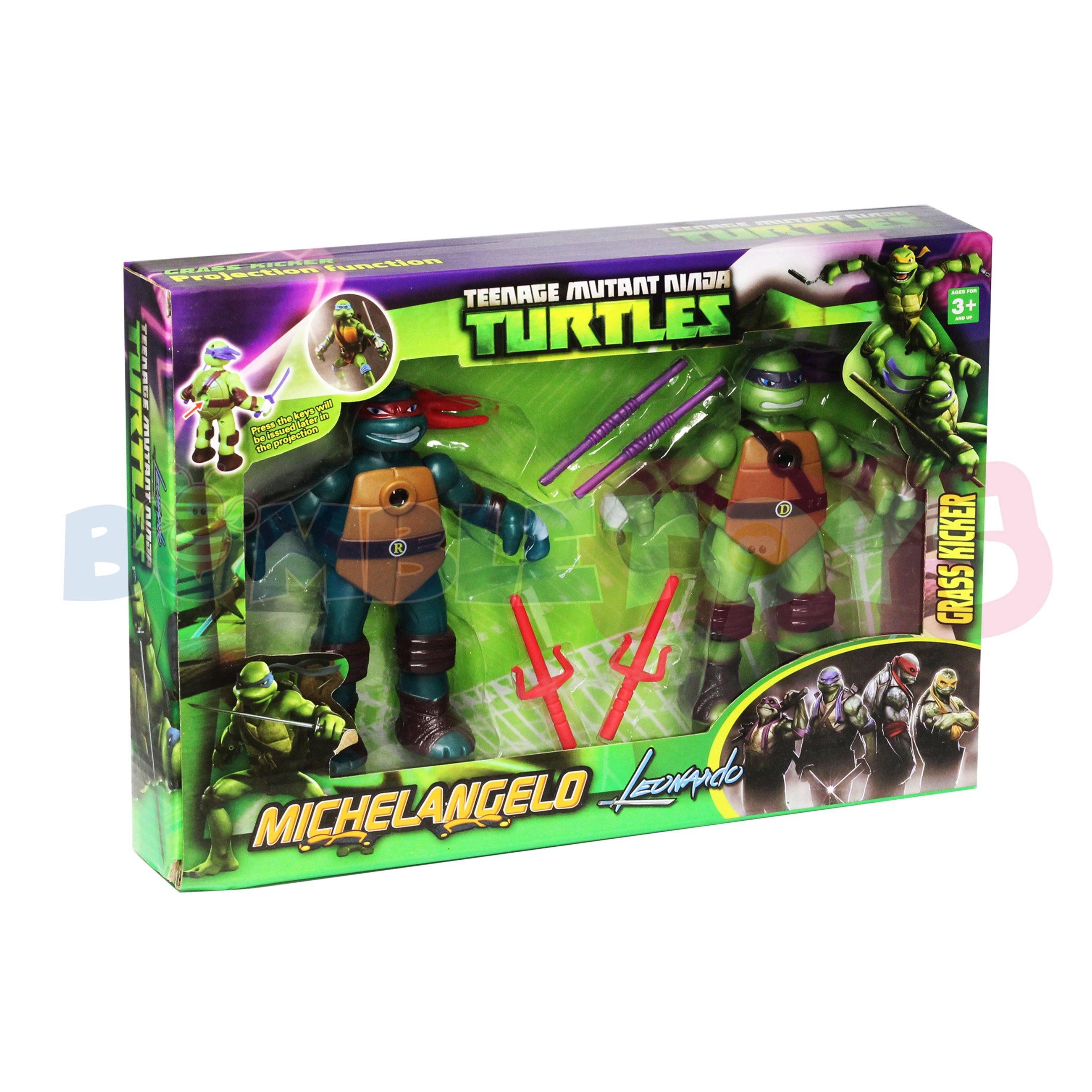 Teenage Mutant Ninja Turtles Set of 2 Characters Ana Tools - BumbleToys - 5-7 Years, Action Battling, Boys, Ninjago, Toy House